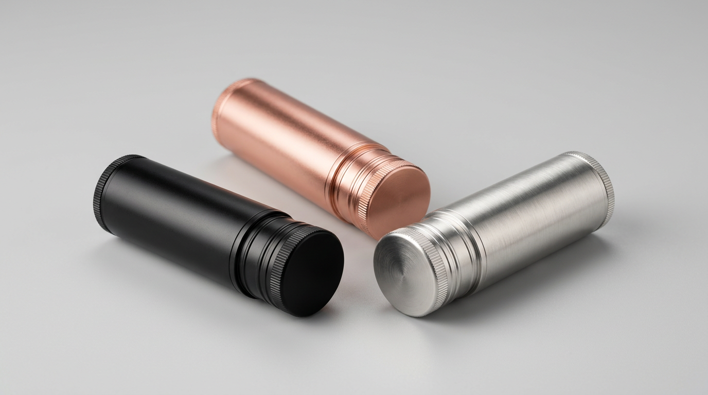 aluminum lipstick tubes