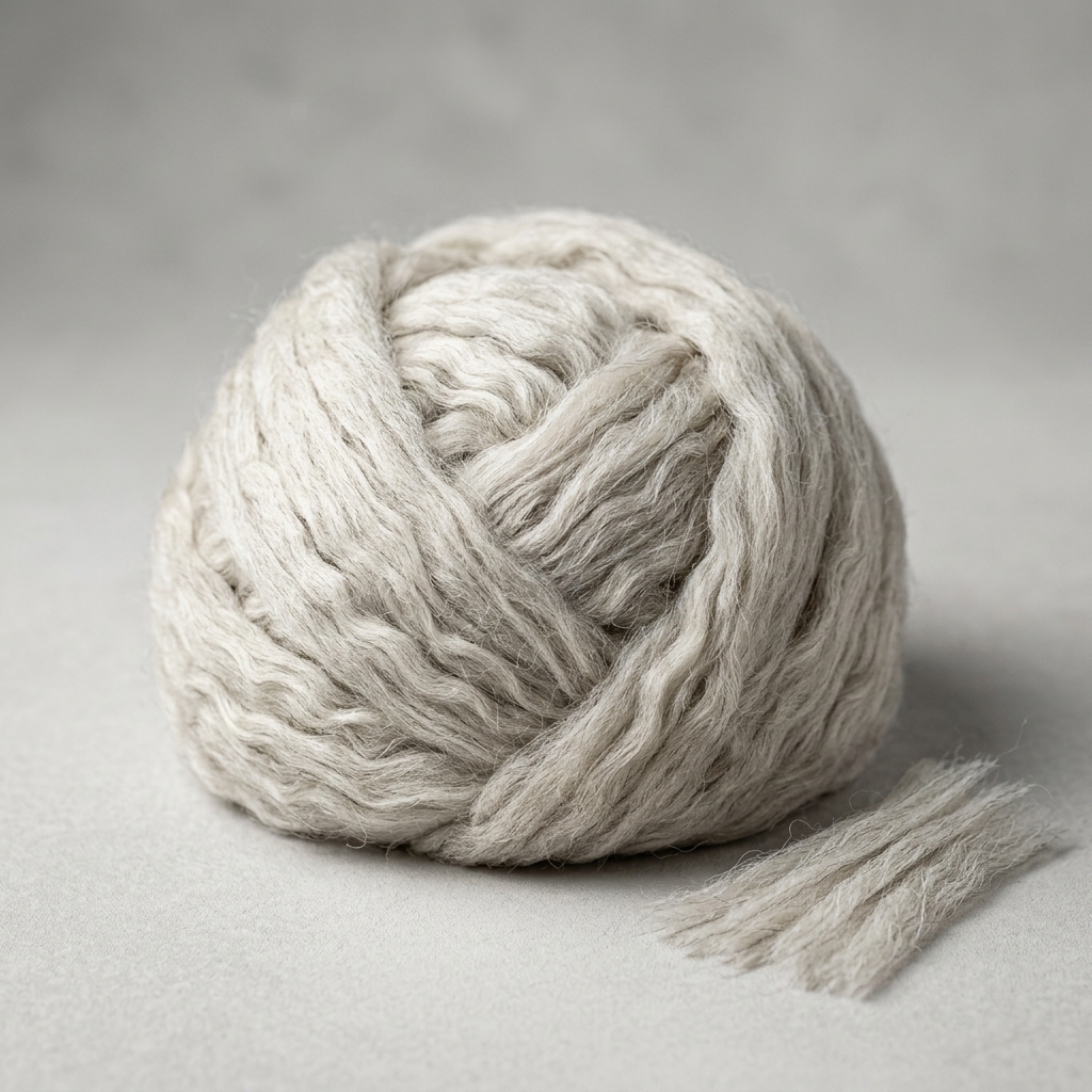 carbonised wool