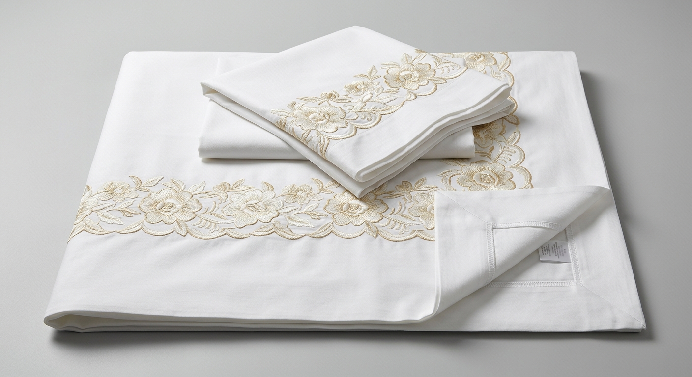Embroidered Bedding Set