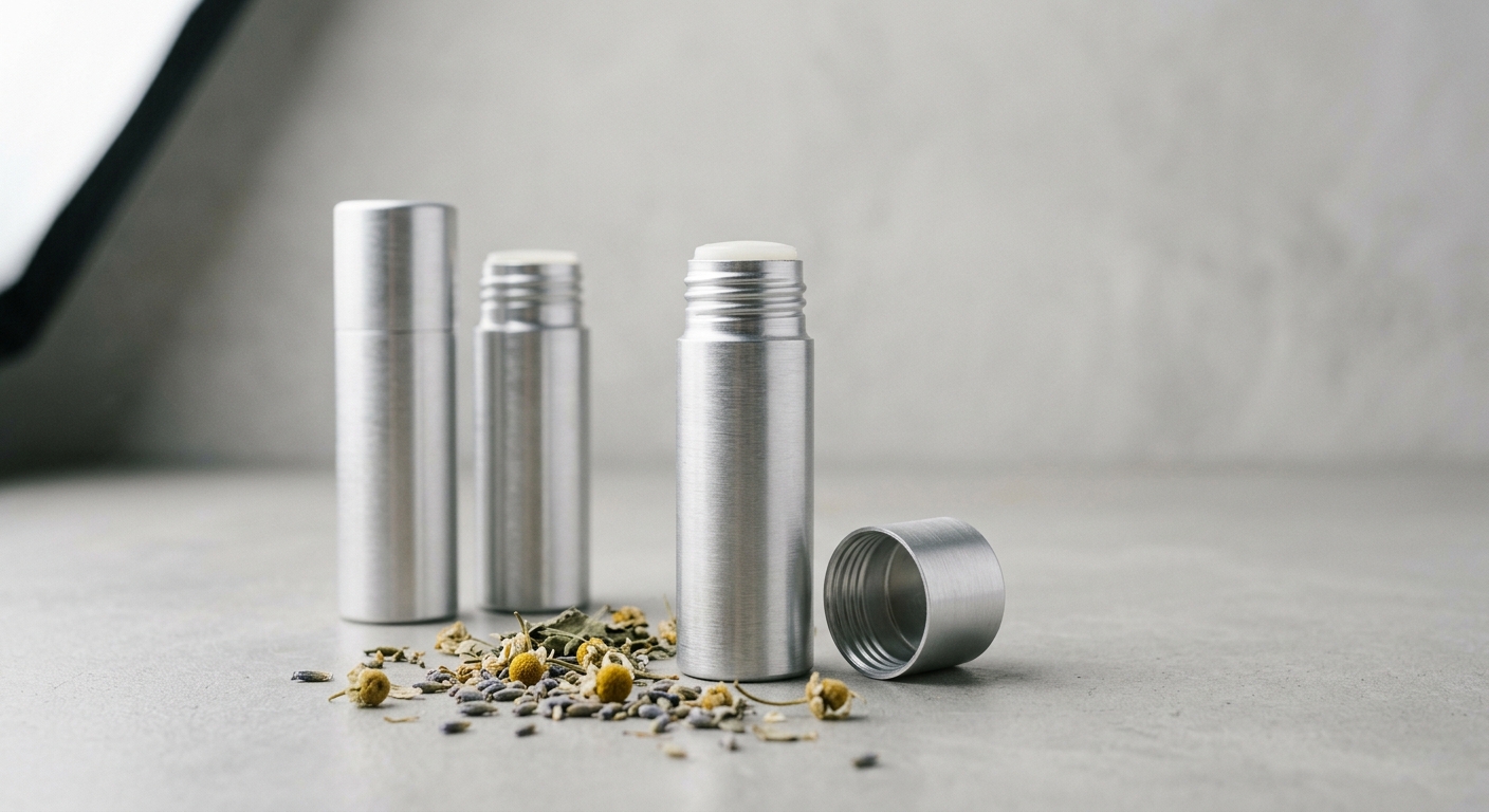 Aluminum lip balm containers Aluminum lip balm containers