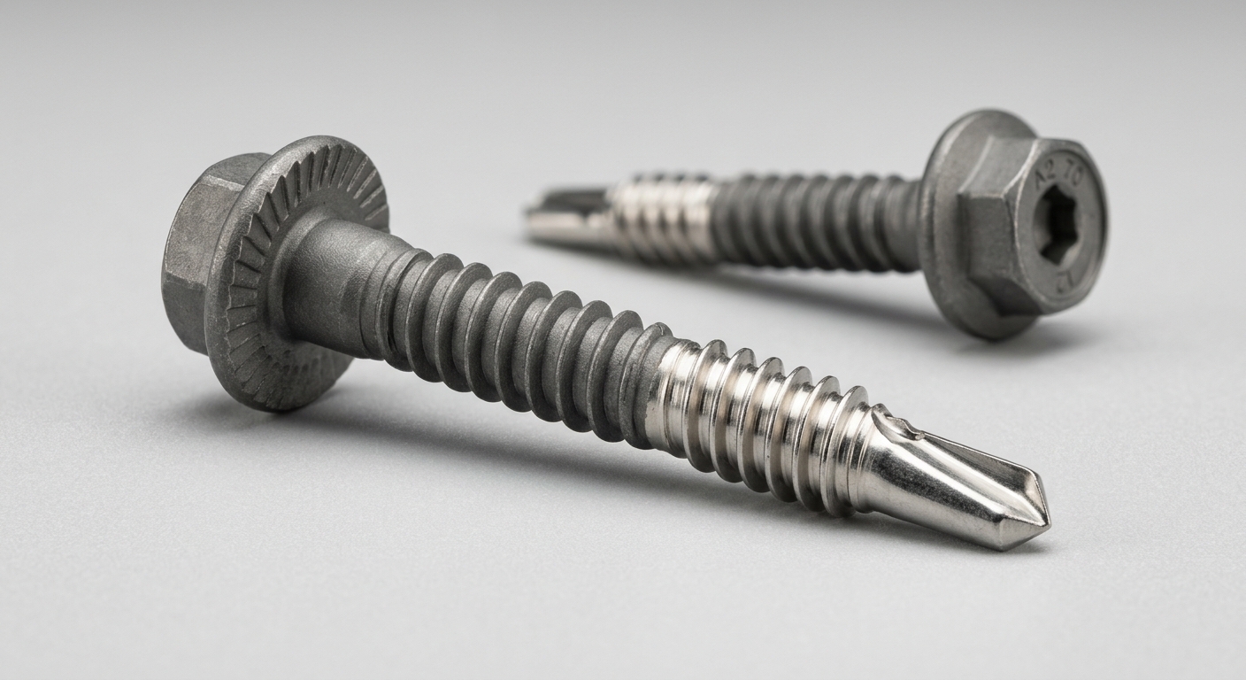 Hex Flange Bimetallic Structural Screw Hex Flange Bimetallic Structural Screw