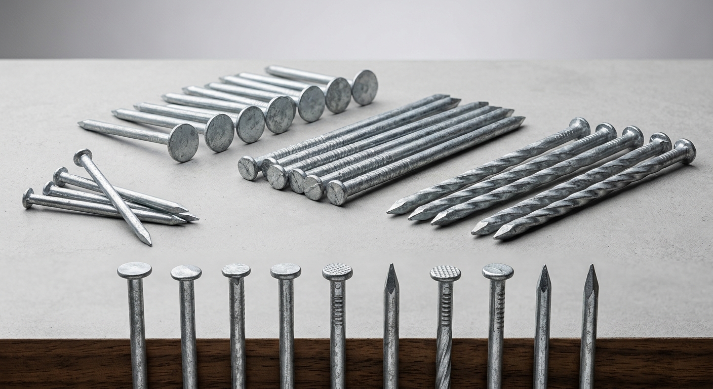 galvanised carbon steel nail